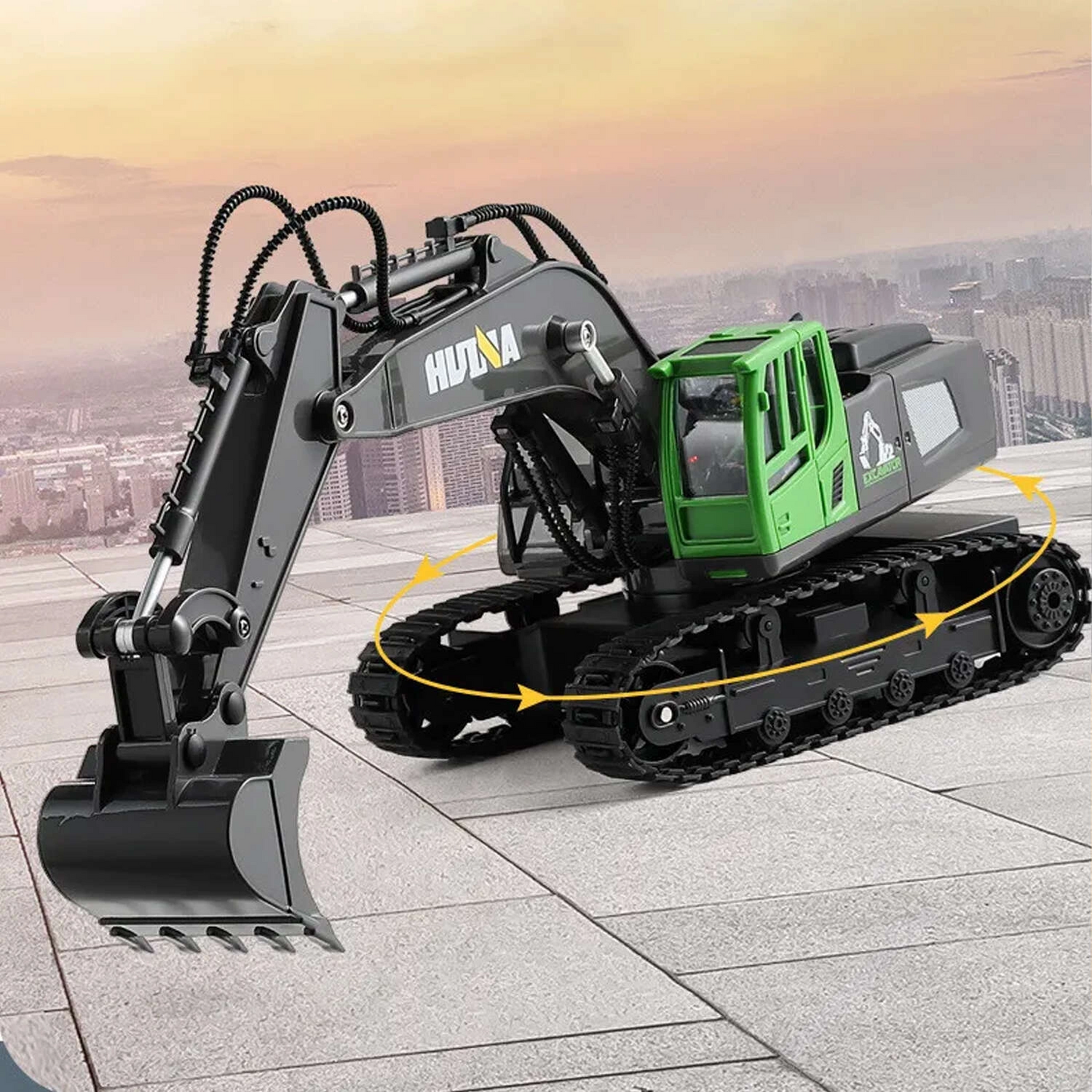 JoyStickToy™ RC Excavator Huina 1558