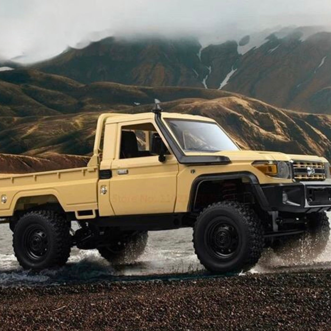 JoyStickToy™ Rc Car Toyota Licensed Land Cruiser Mn Model Mn82 Retro