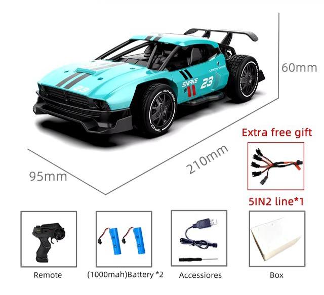 JoyStickToy™ Sulong Metal RC Car Toys 1/24 2.4G