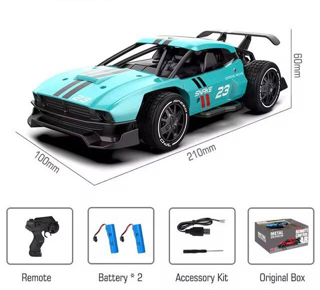 JoyStickToy™ Sulong Metal RC Car Toys 1/24 2.4G